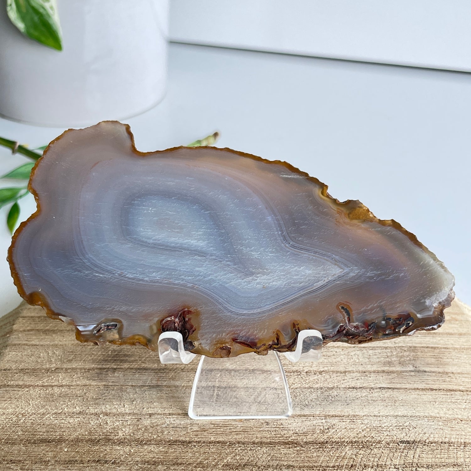 Iris Agate Slice 136g