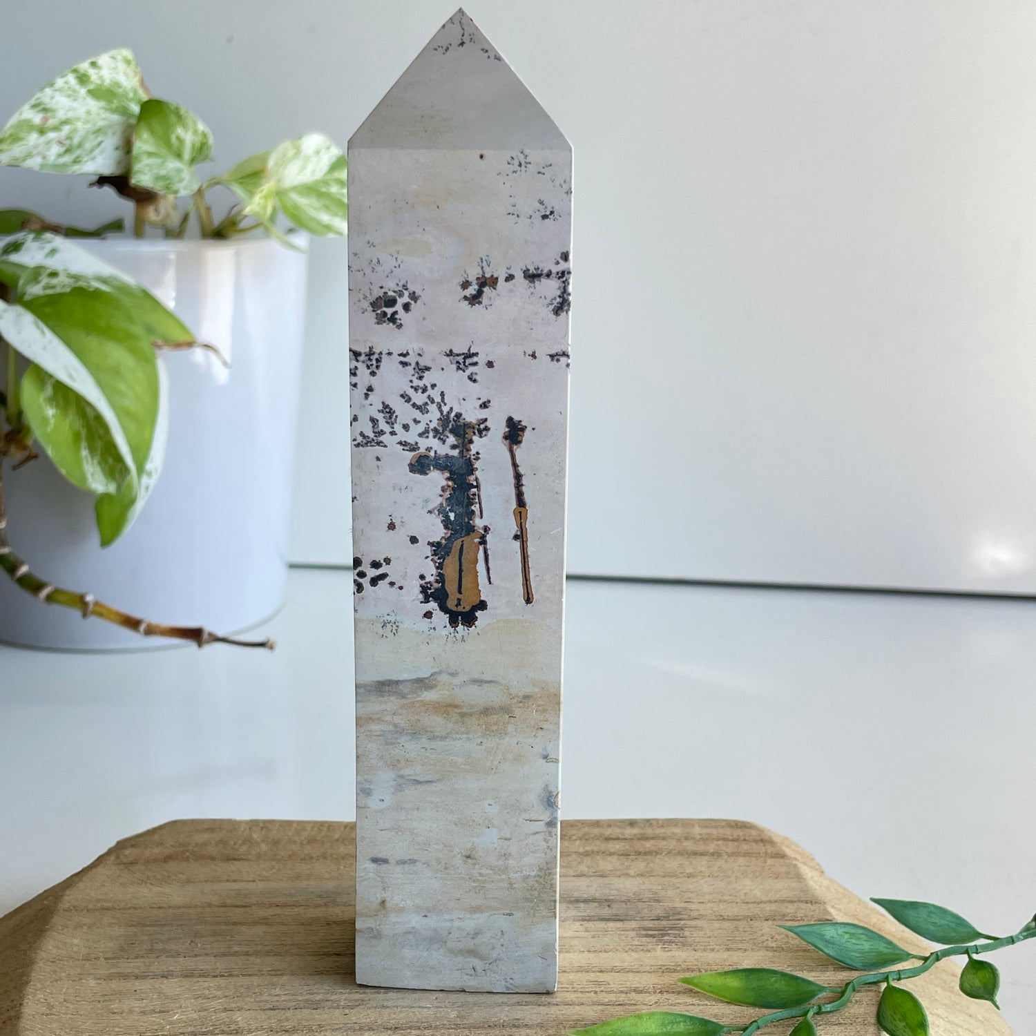 Picture Jasper Obelisk 16.9cm