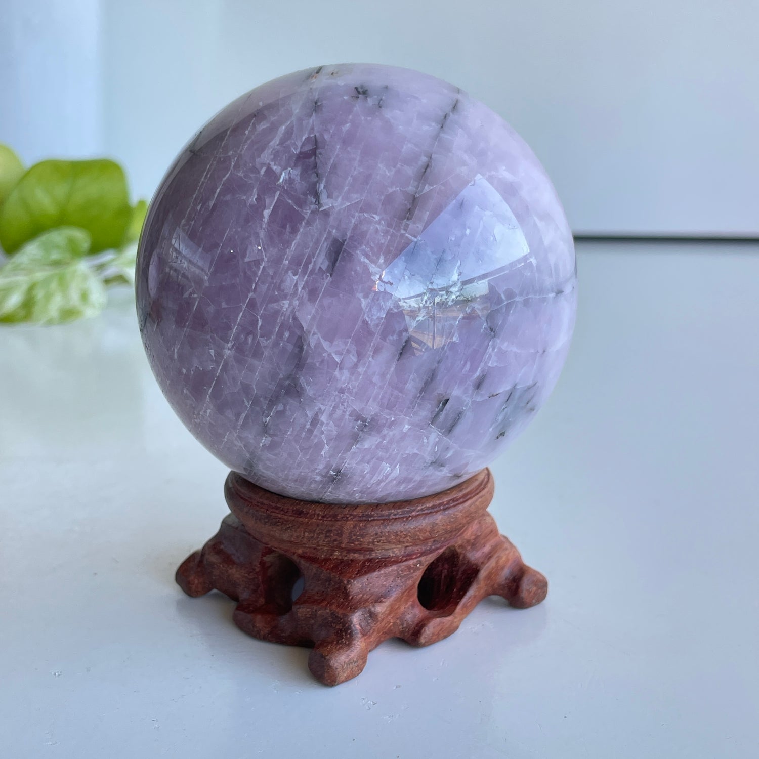 Kunzite Sphere 7.6cm