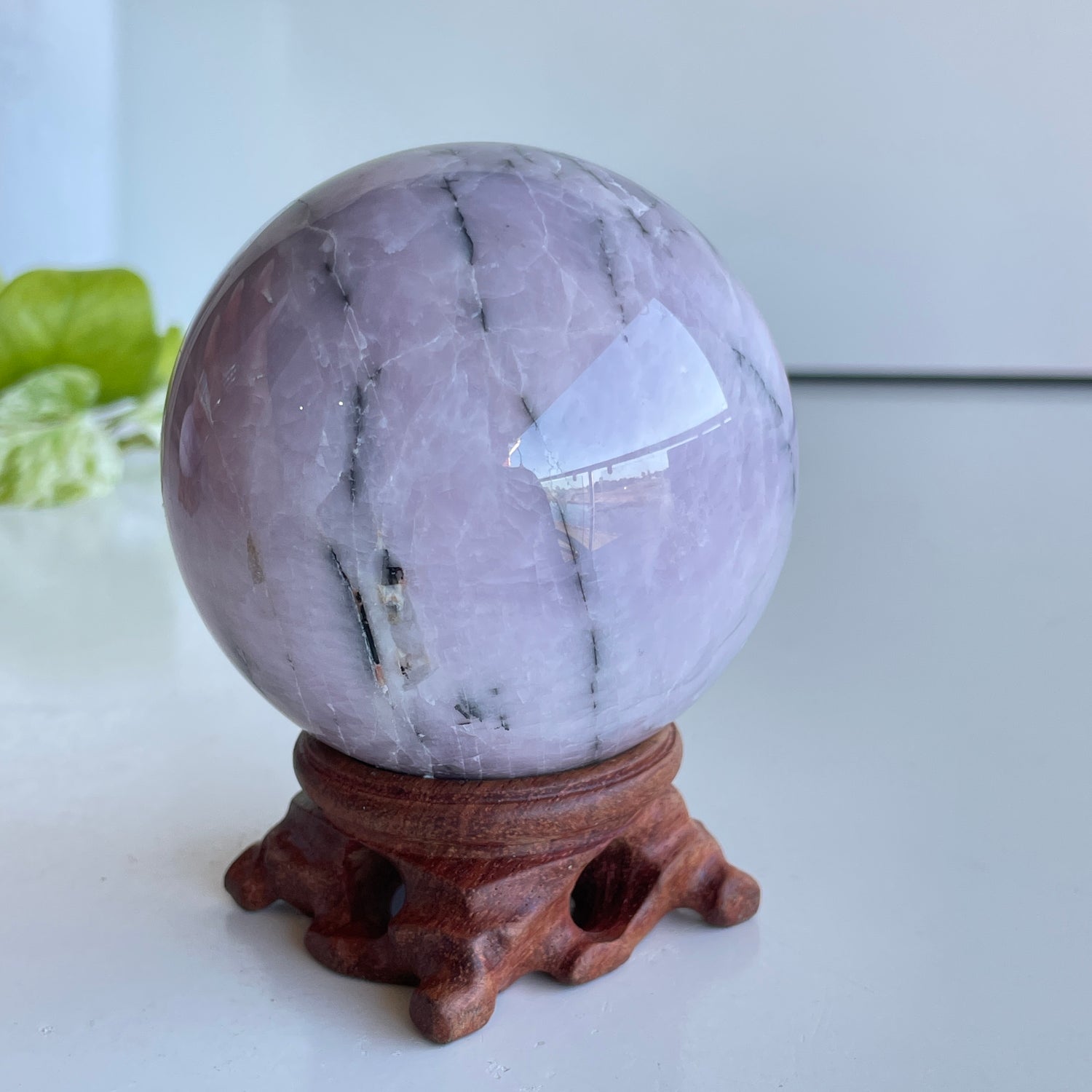 Kunzite Sphere 7.6cm
