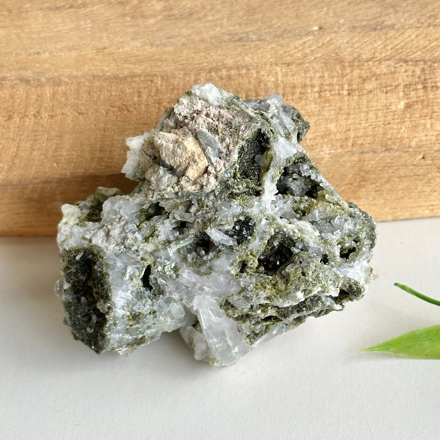 Epidote & Quartz Cluster 74g