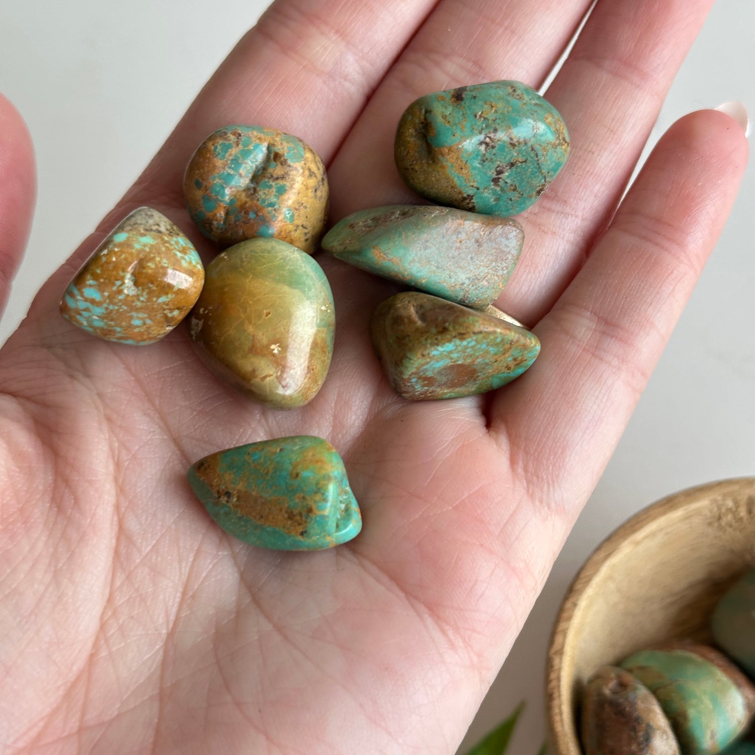Turquoise Small Tumble