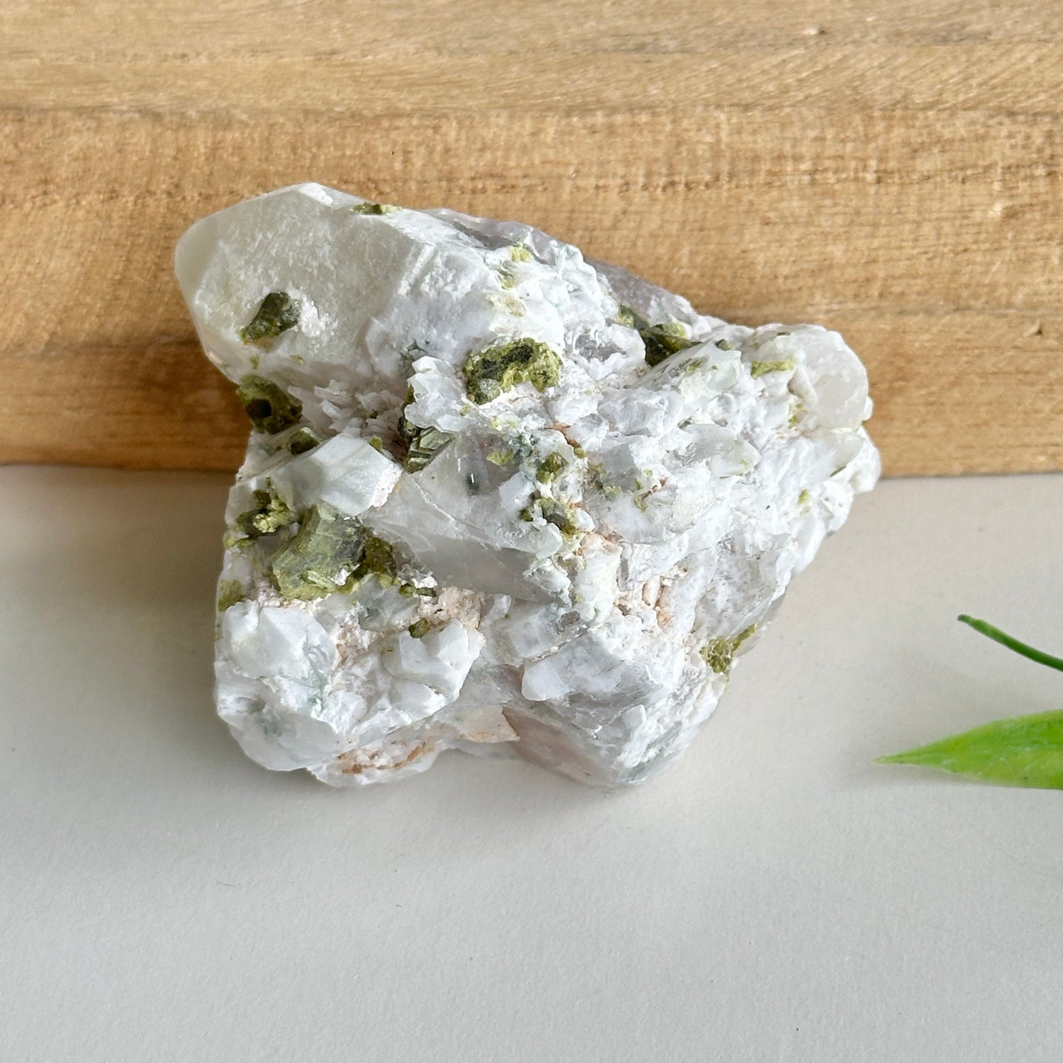 Epidote & Quartz Cluster 110g
