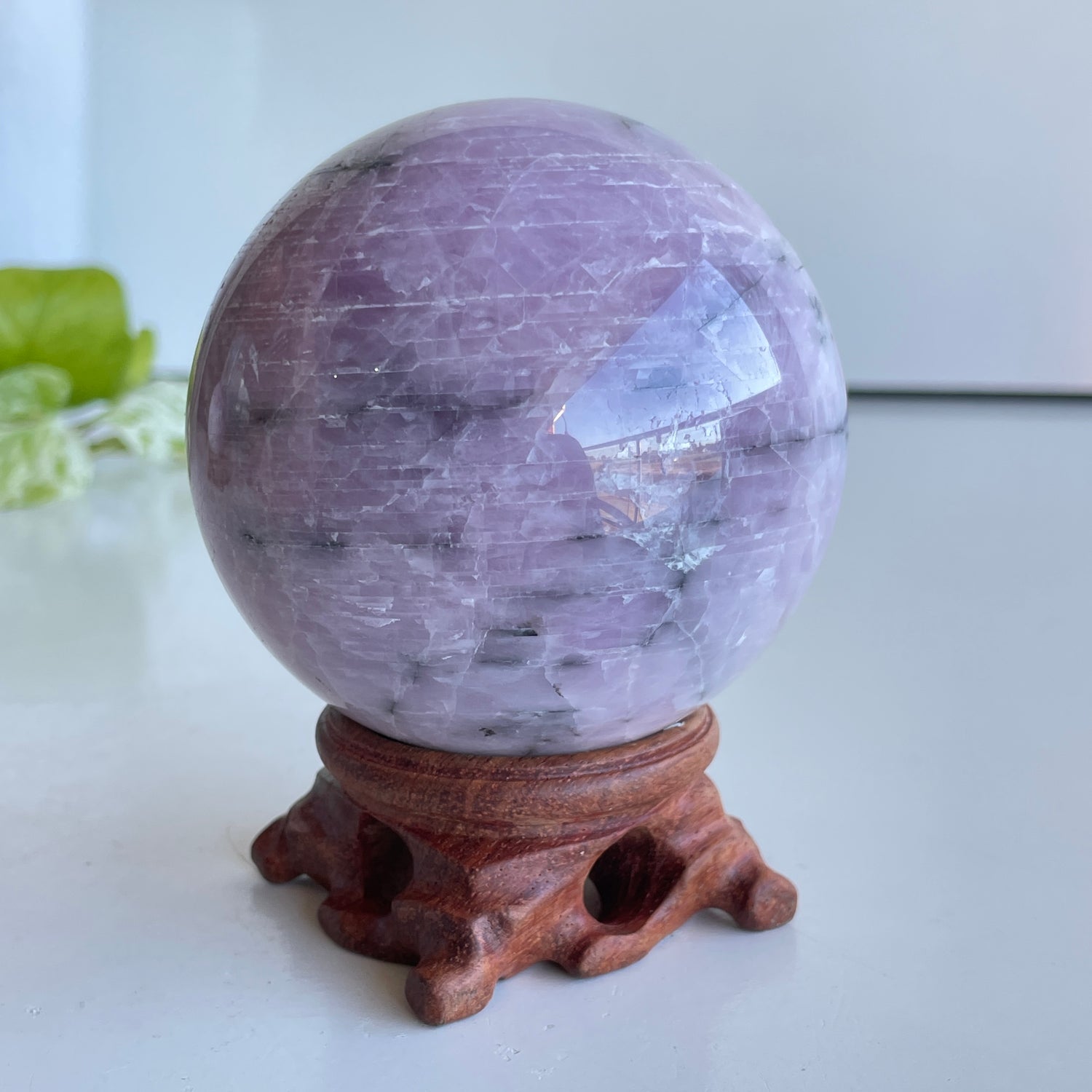 Kunzite Sphere 7.6cm