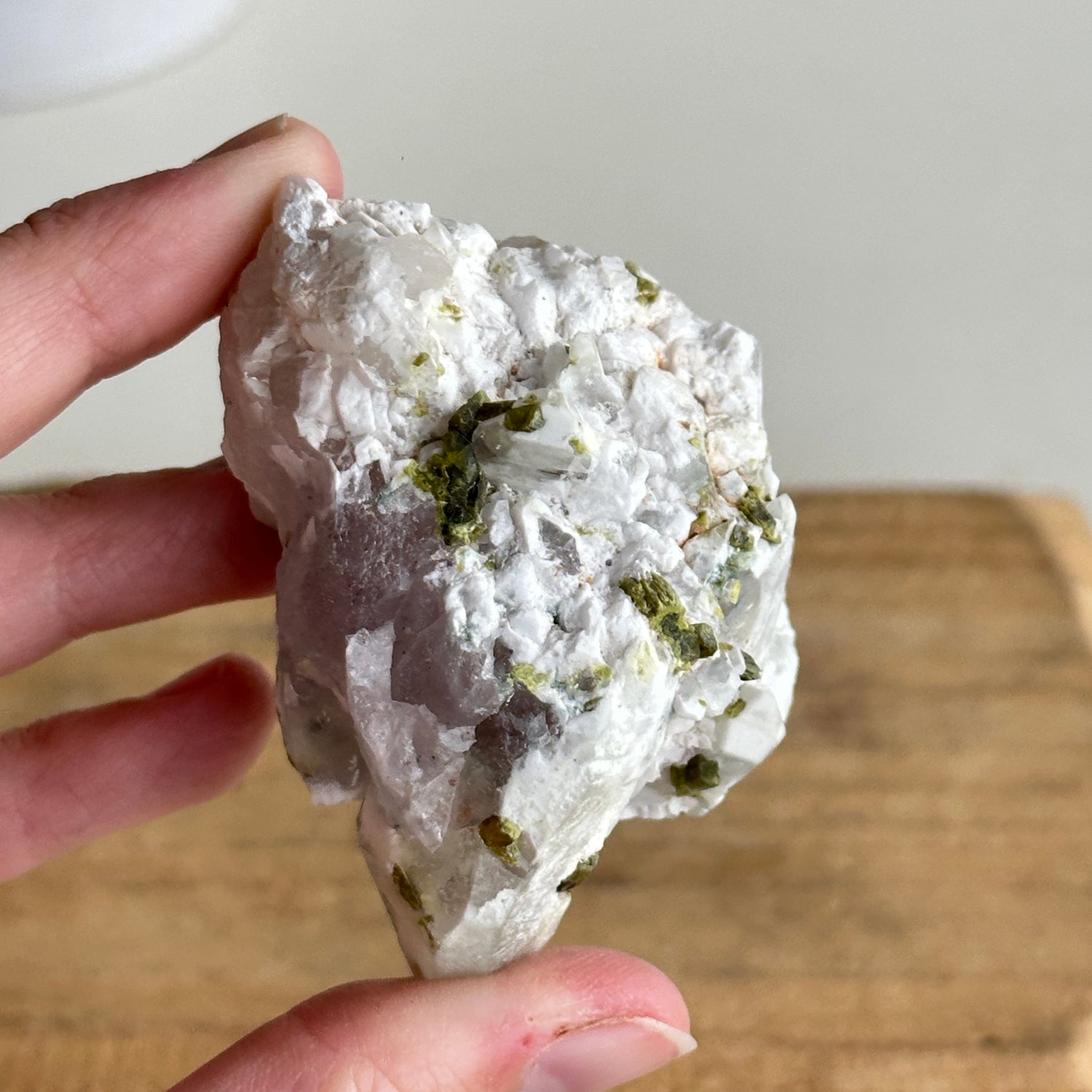 Epidote & Quartz Cluster 110g