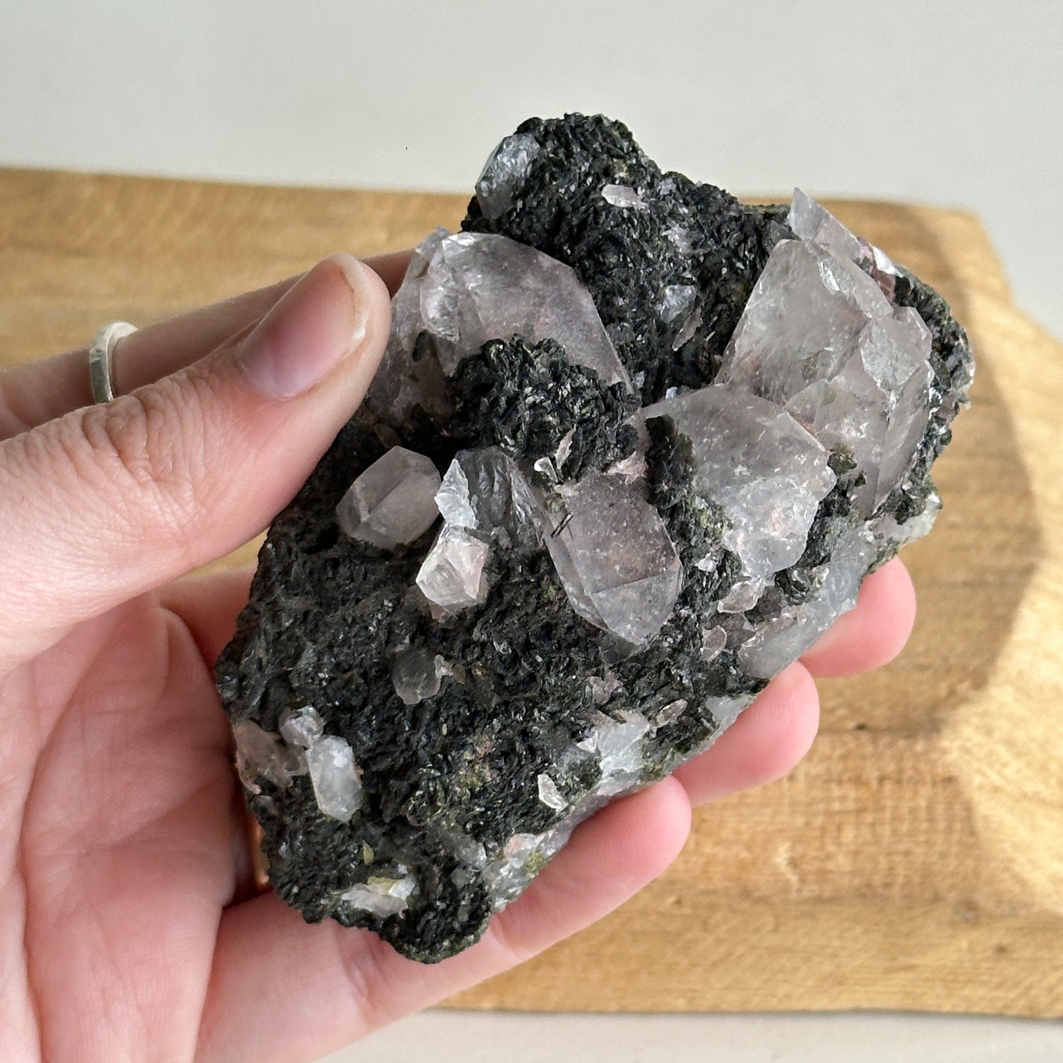Epidote & Quartz Cluster 158g