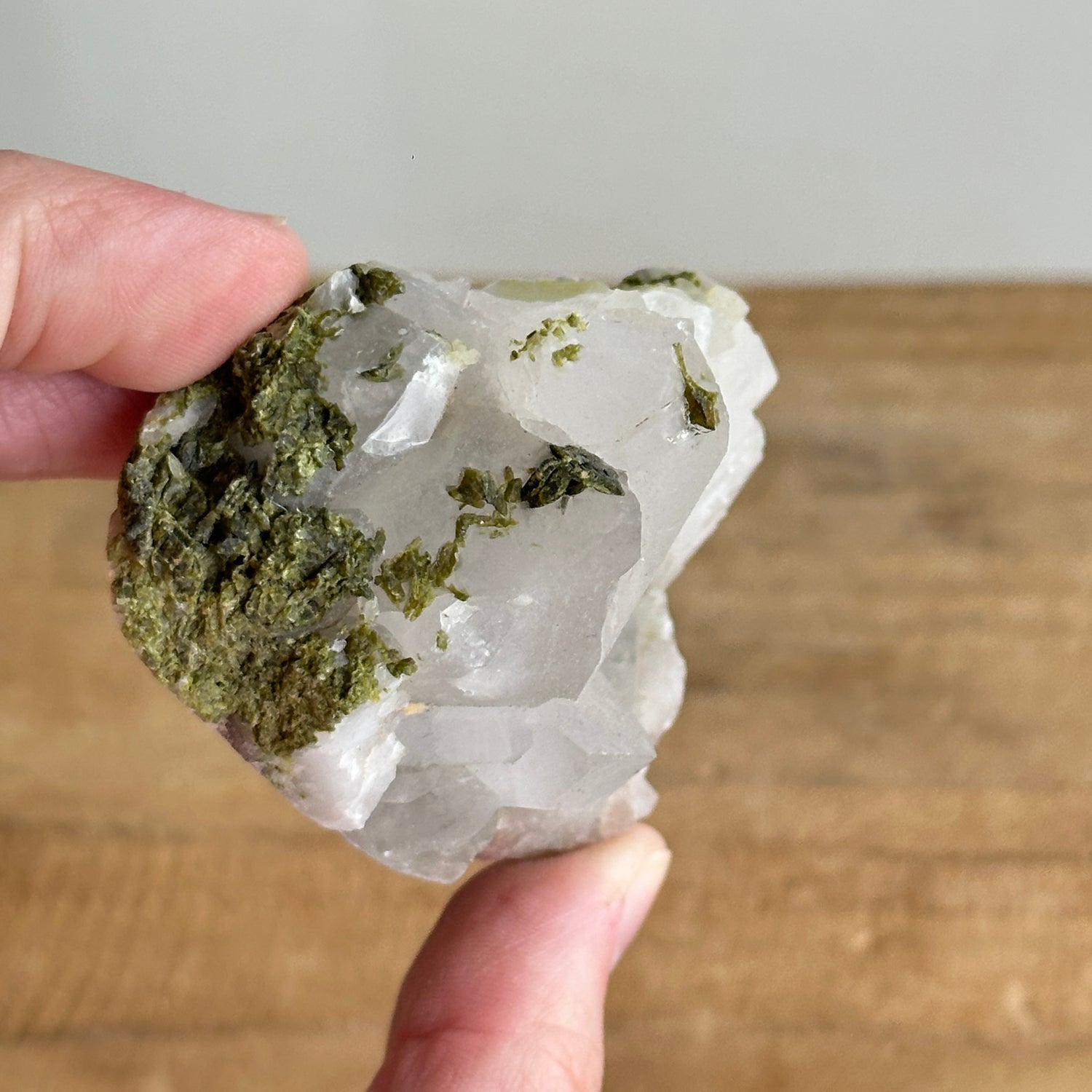 Epidote & Quartz Cluster 90g