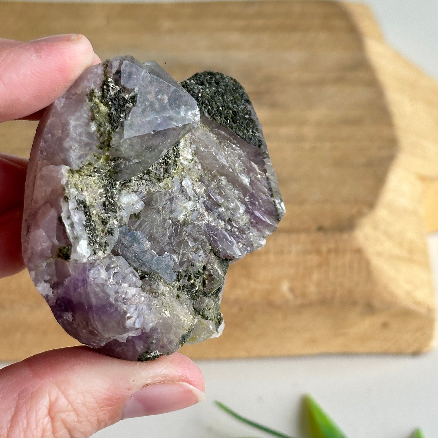 Epidote & Quartz Cluster 104g