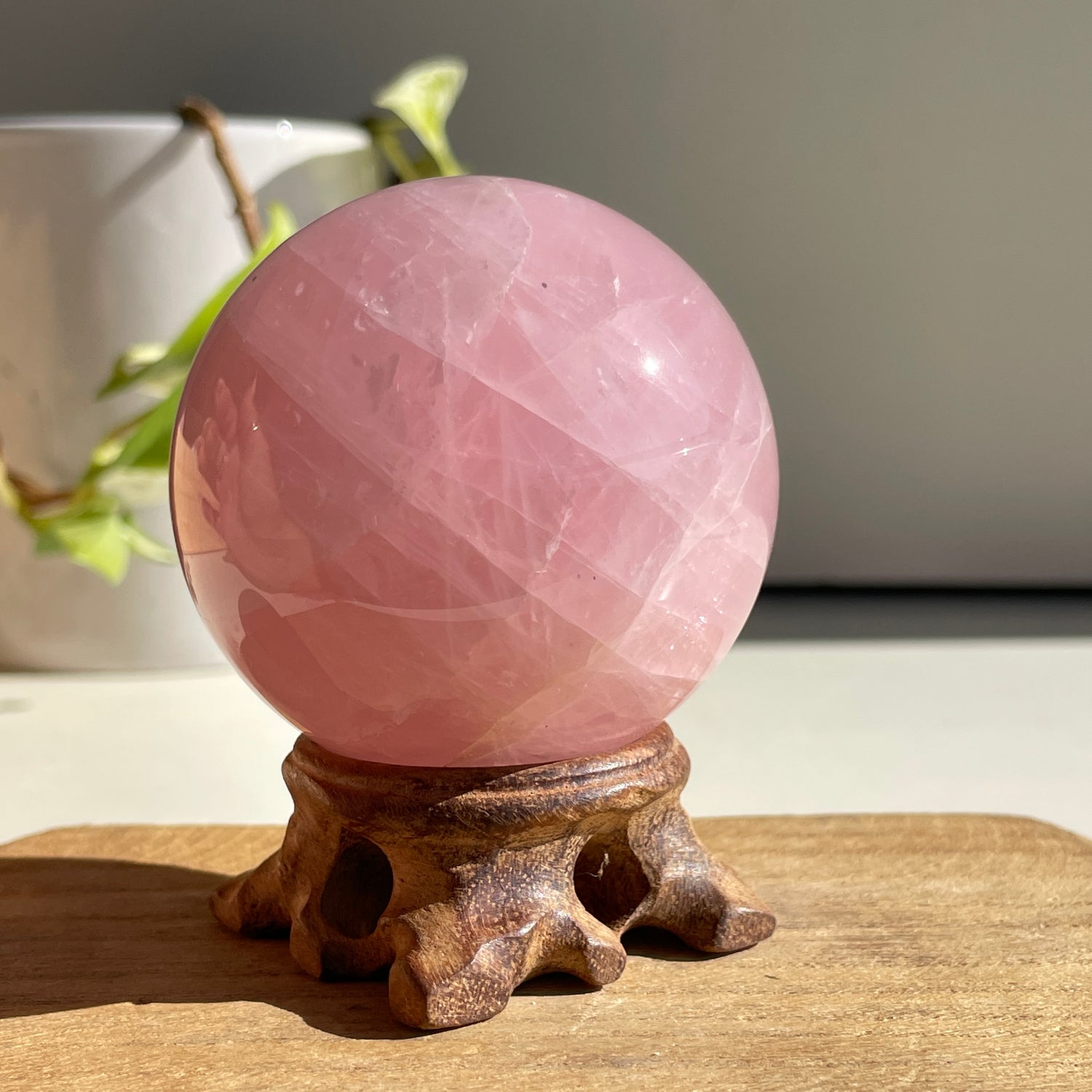 Rose Quartz Sphere 6.3cm