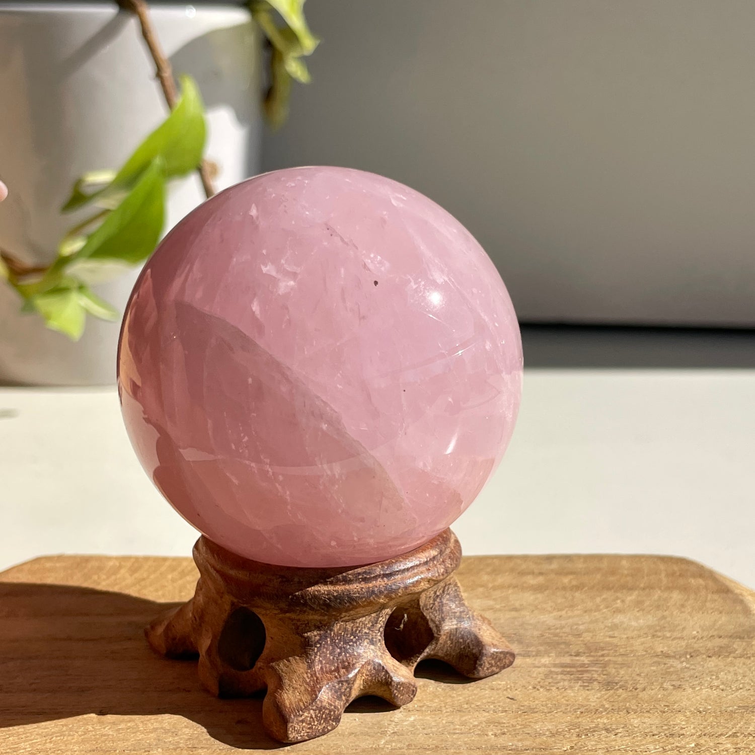 Rose Quartz Sphere 6.3cm