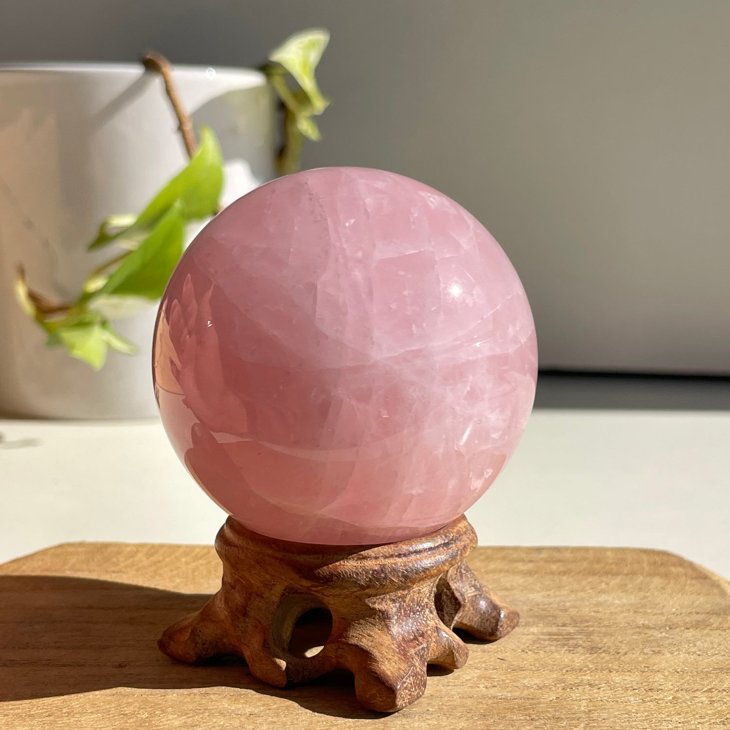 Rose Quartz Sphere 6.3cm