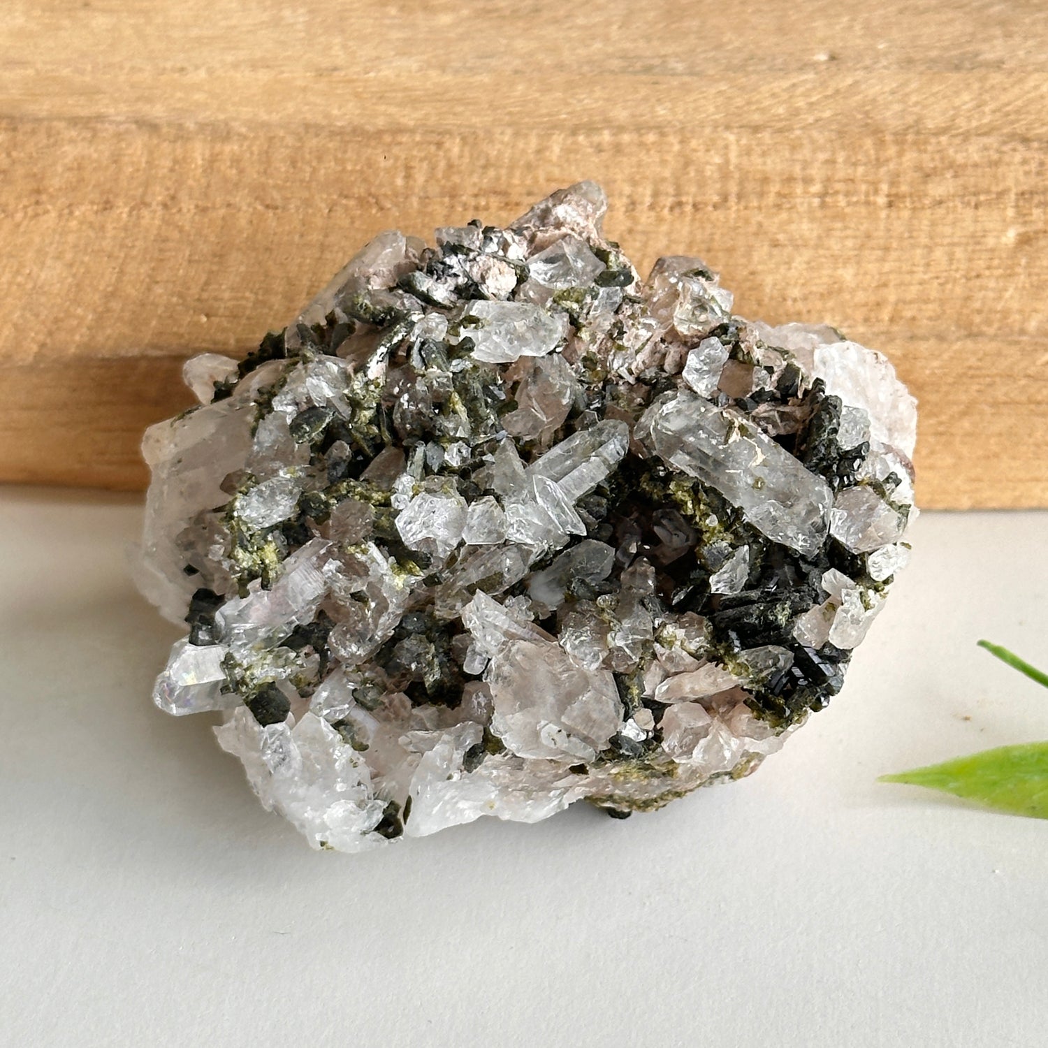 Epidote & Quartz Cluster 144g