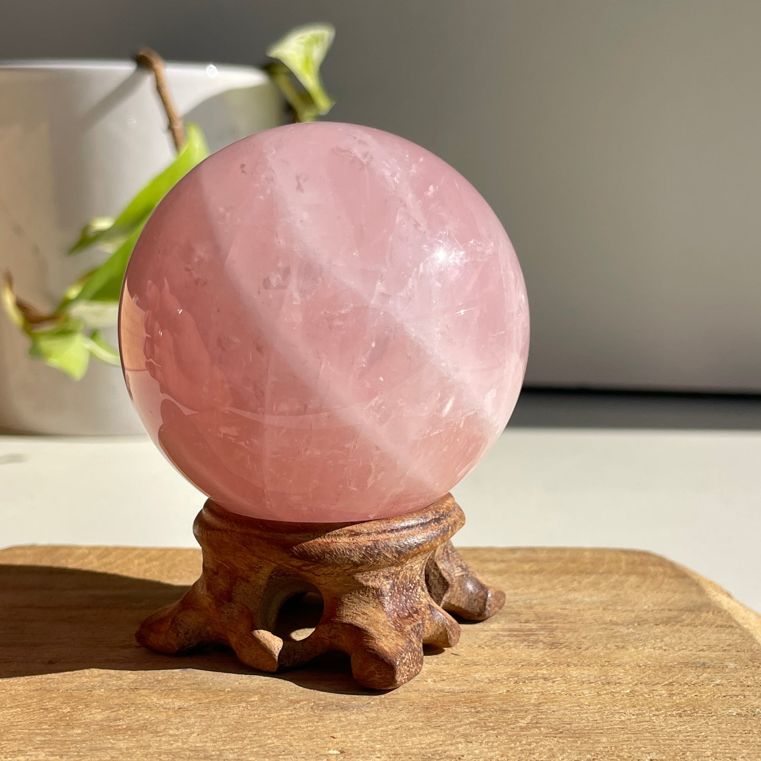 Rose Quartz Sphere 6.4cm