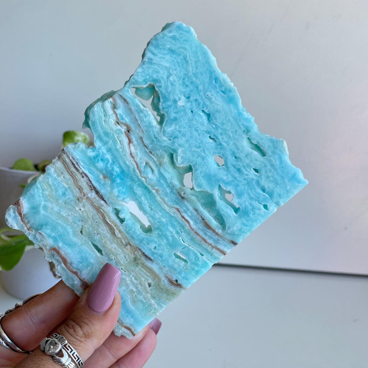 Aragonite Slice 226g