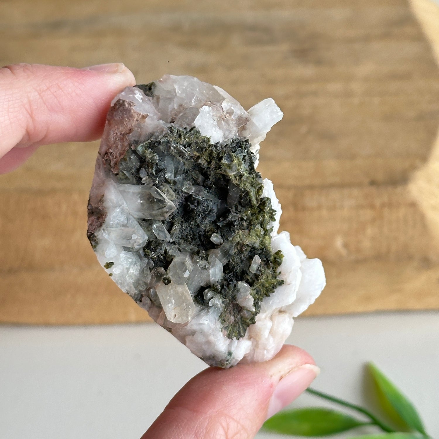 Epidote & Quartz Cluster 42g