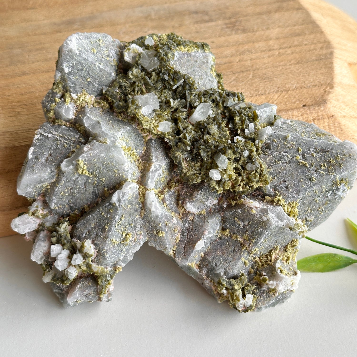 Epidote & Quartz Cluster 286g
