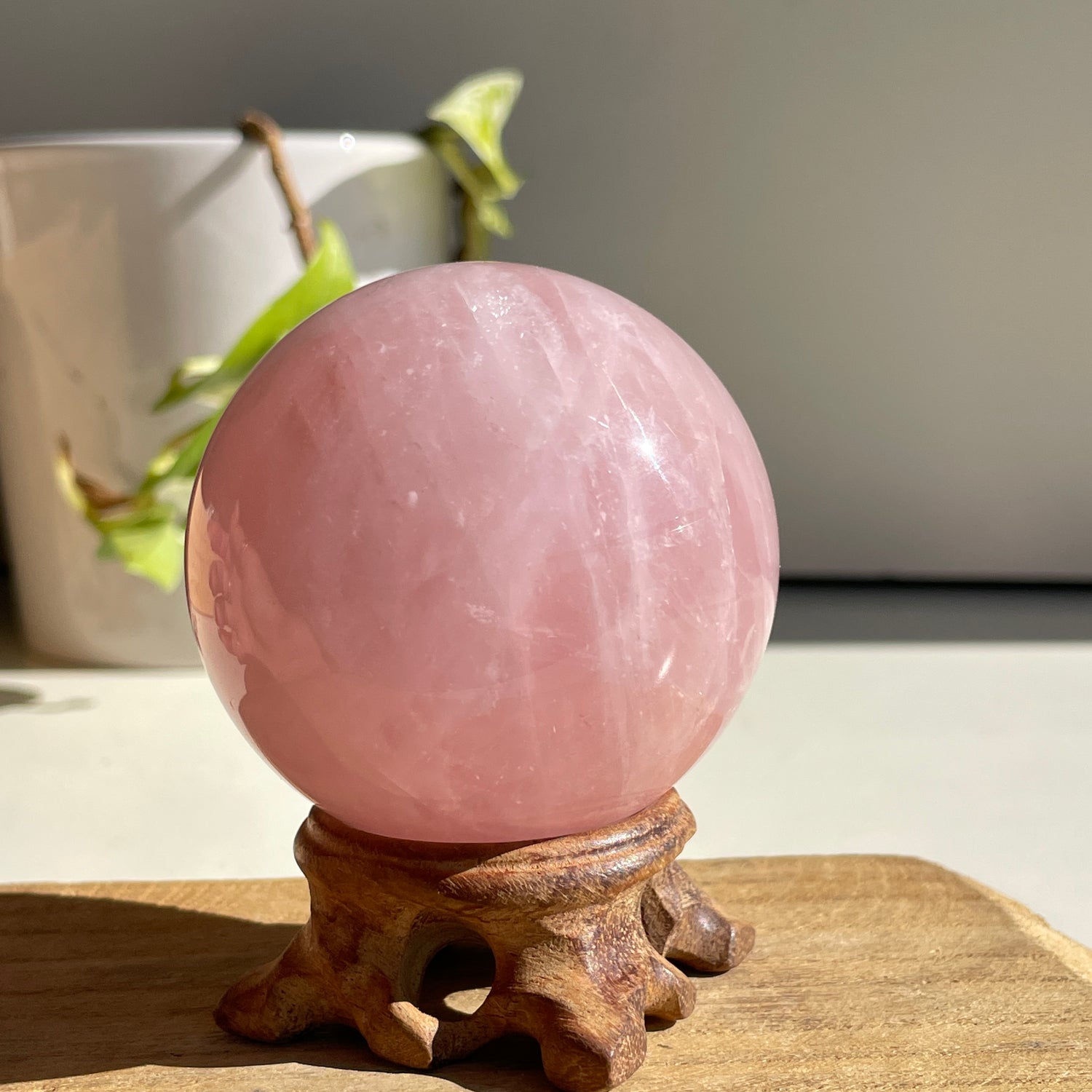 Rose Quartz Sphere 6.3cm