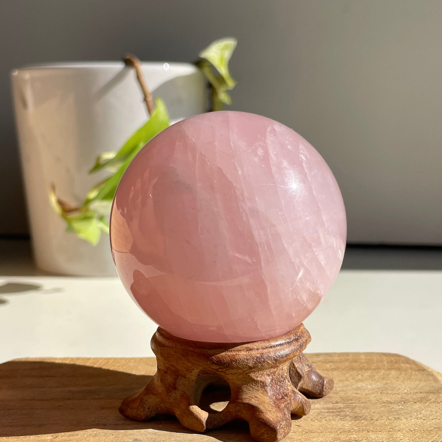 Rose Quartz Sphere 6.3cm