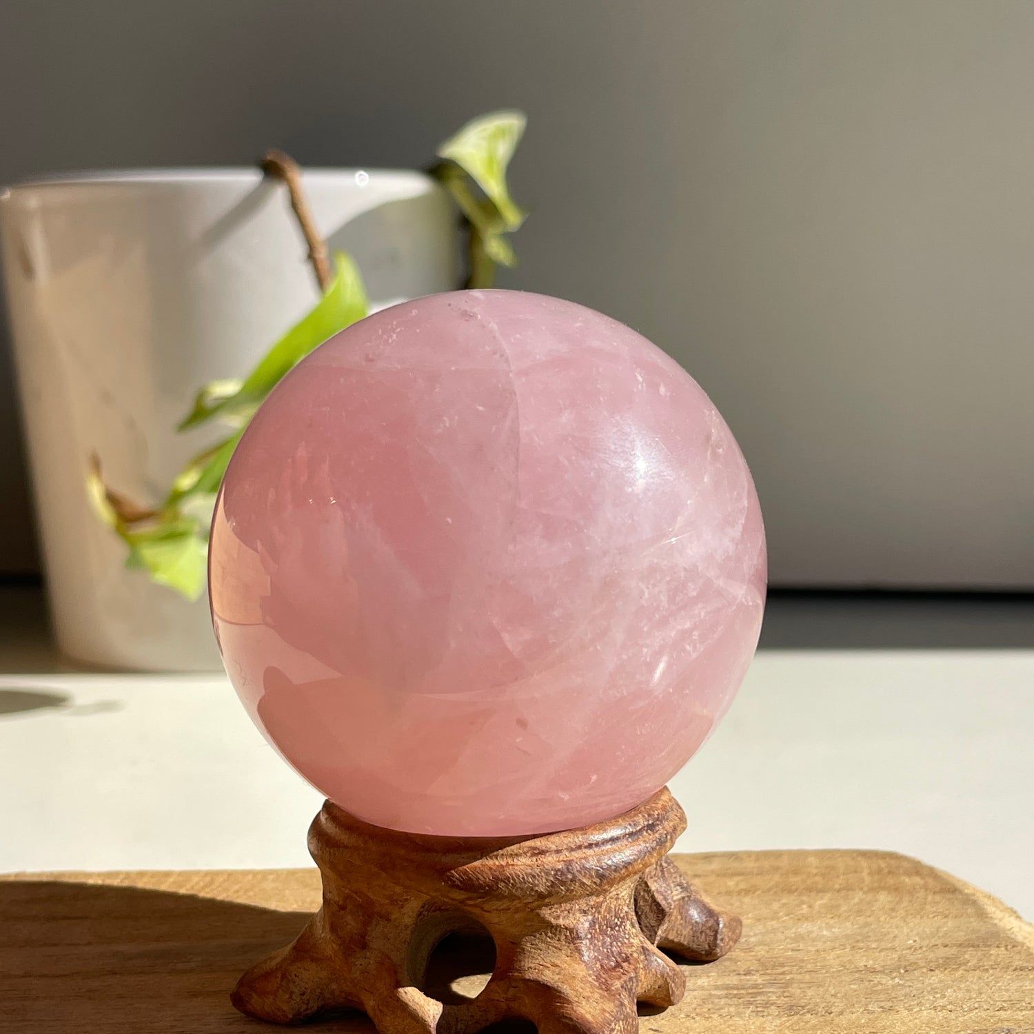 Rose Quartz Sphere 6.3cm