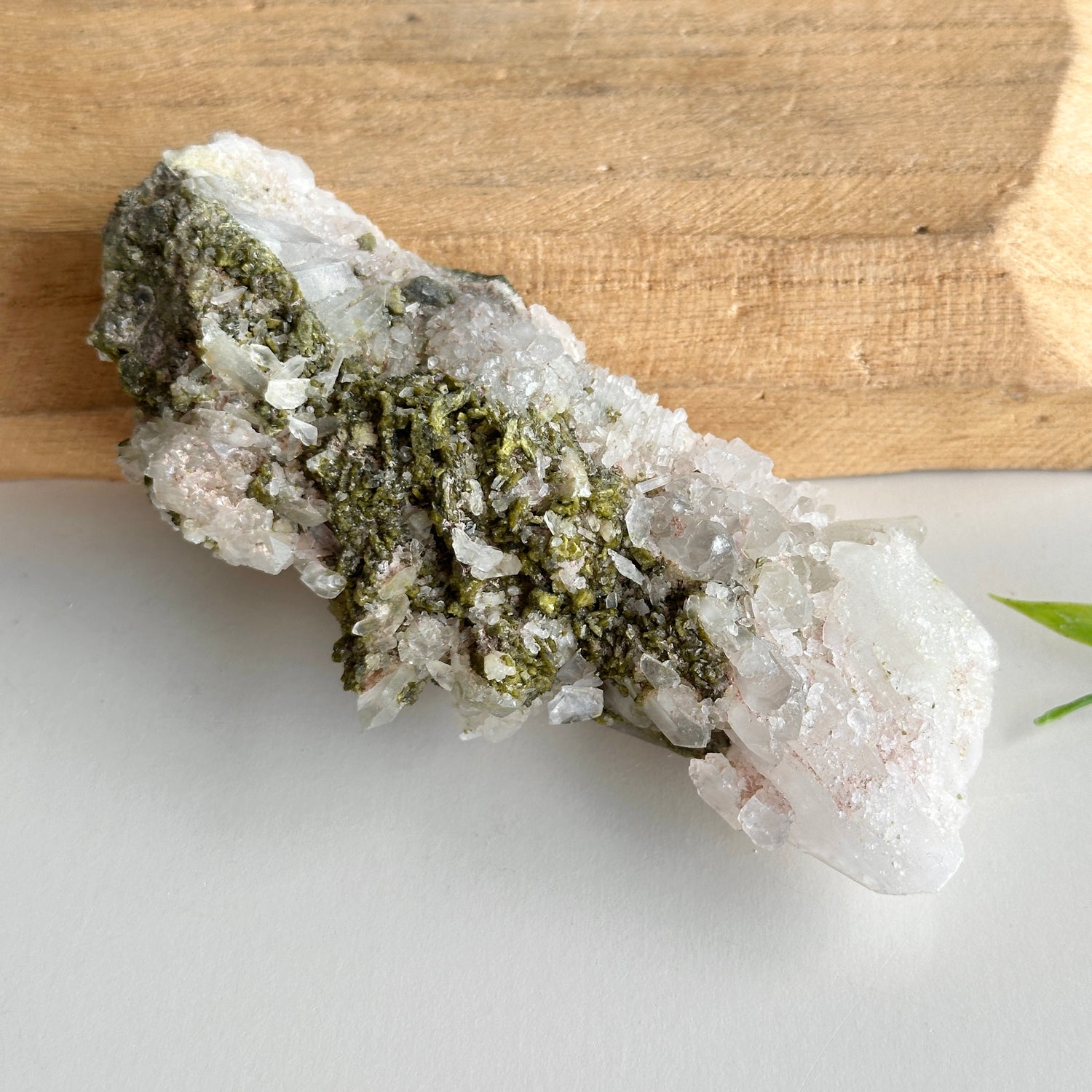 Epidote & Quartz Cluster 210g