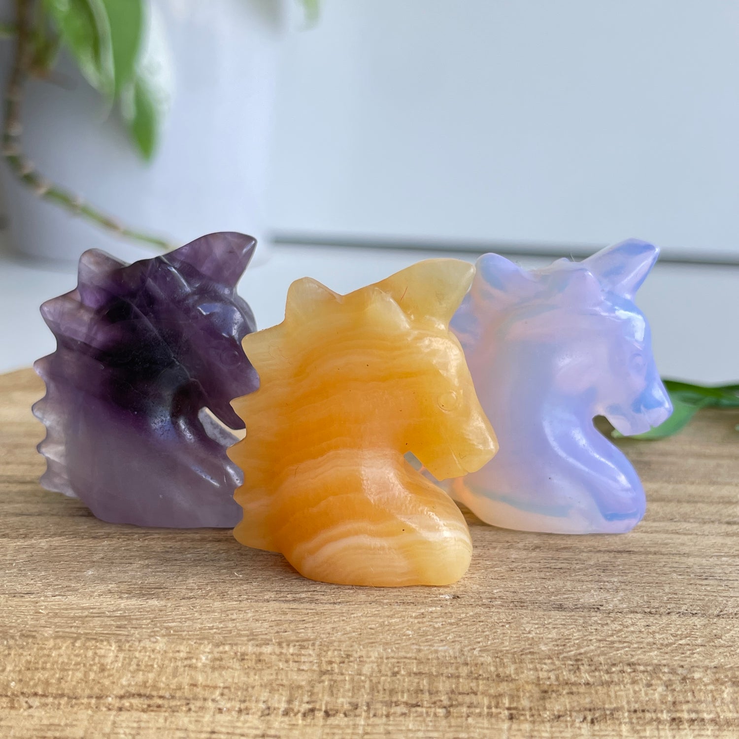 Crystal Unicorn Head