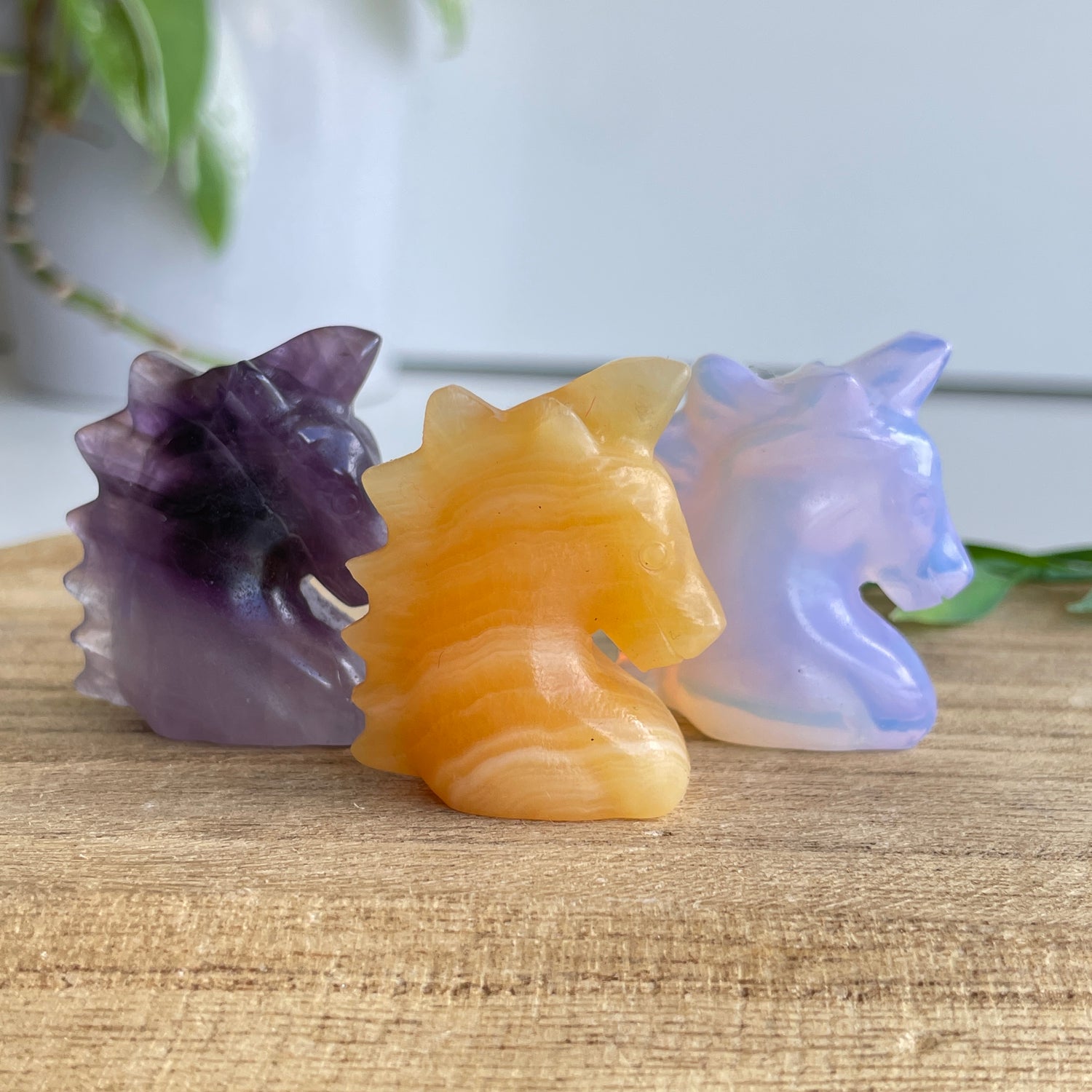 Crystal Unicorn Head