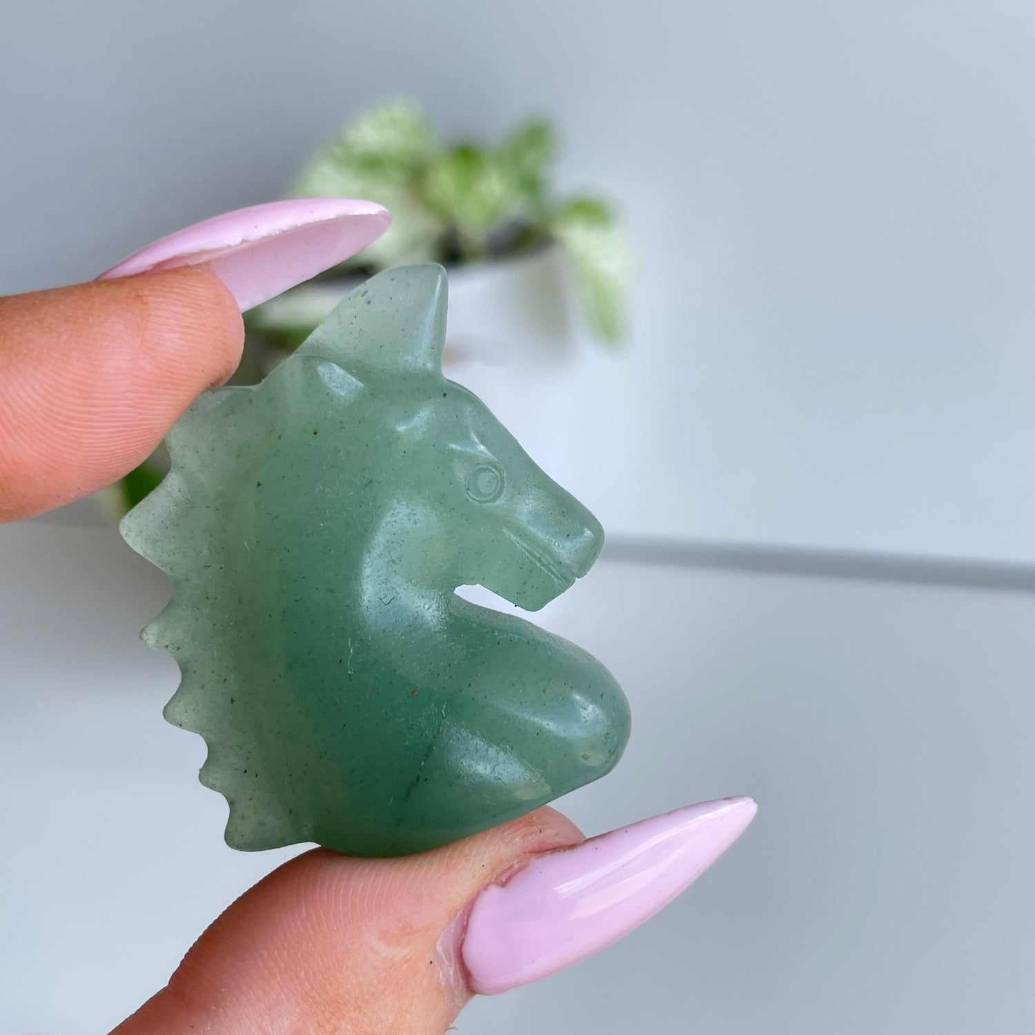 Crystal Unicorn Head