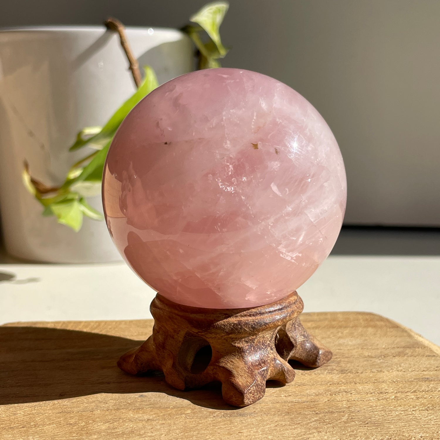 Rose Quartz Sphere 6.7cm