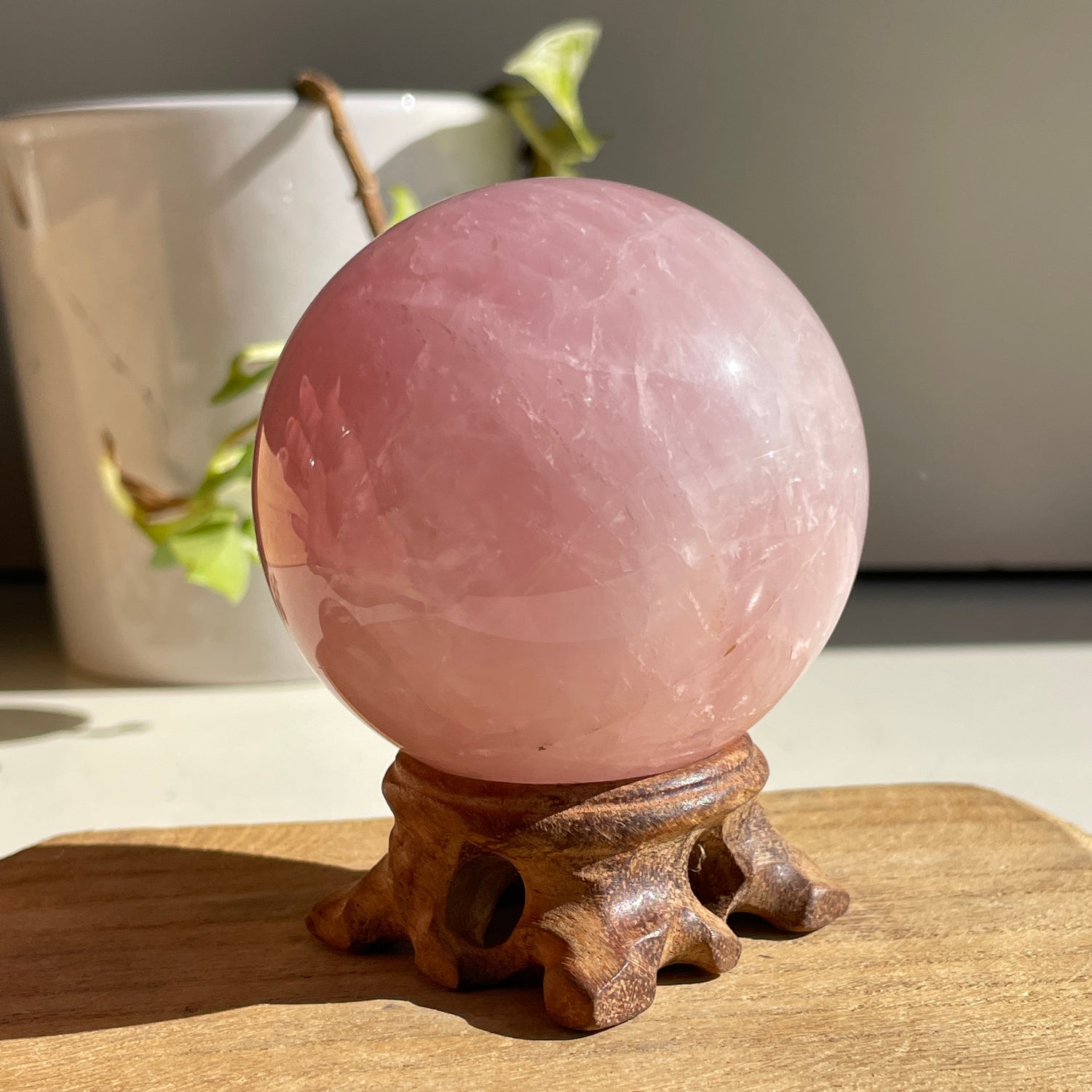 Rose Quartz Sphere 6.7cm
