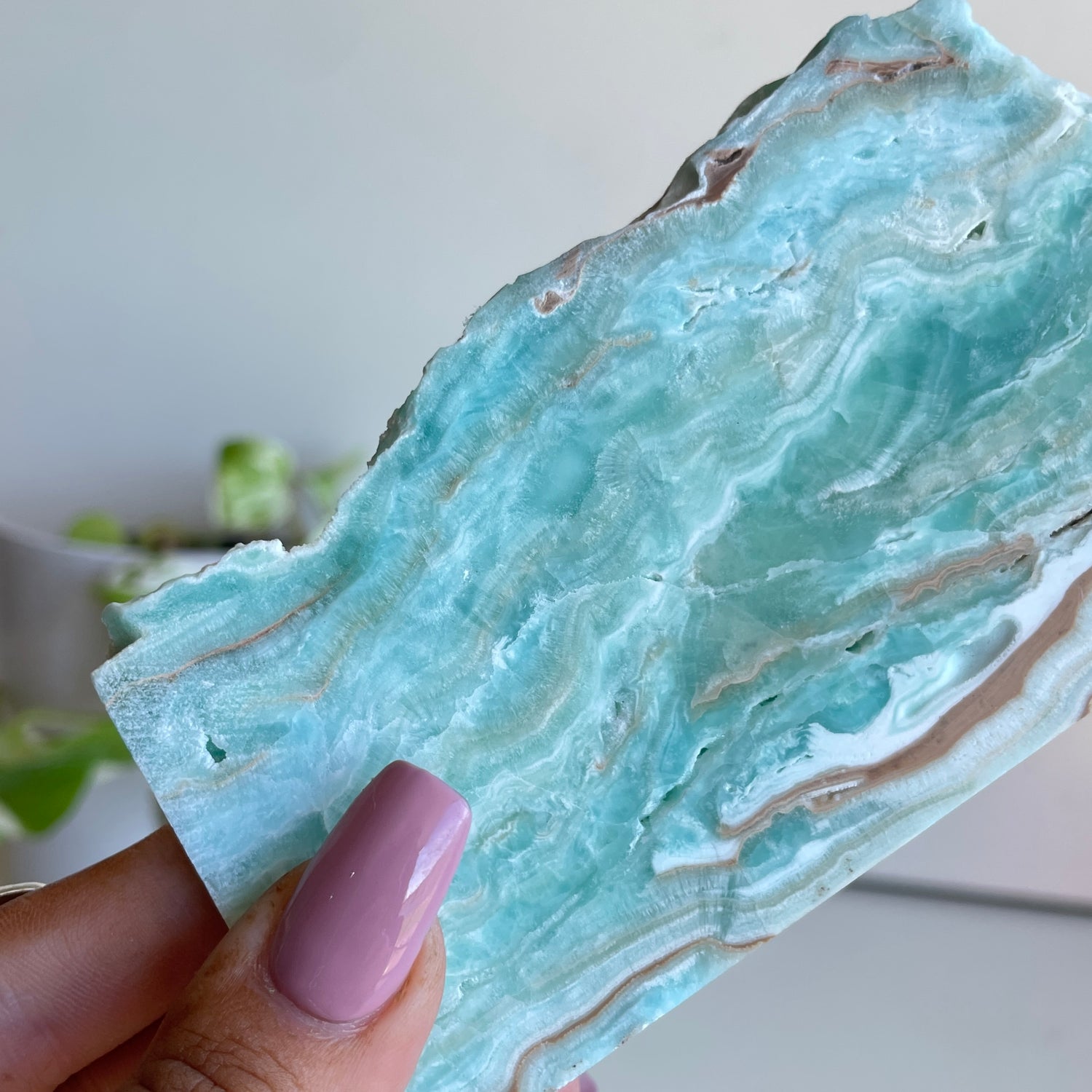 Aragonite Slice 198g