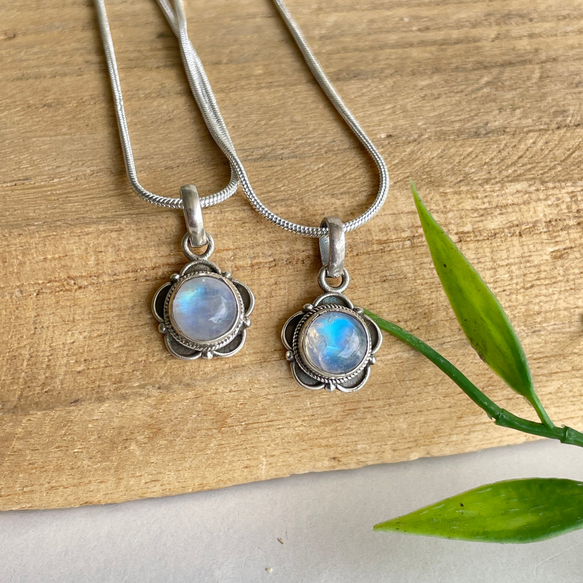 Moonstone Round Pendant