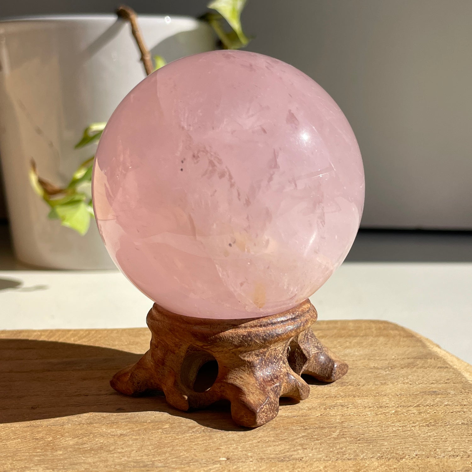 Rose Quartz Sphere 6.7cm
