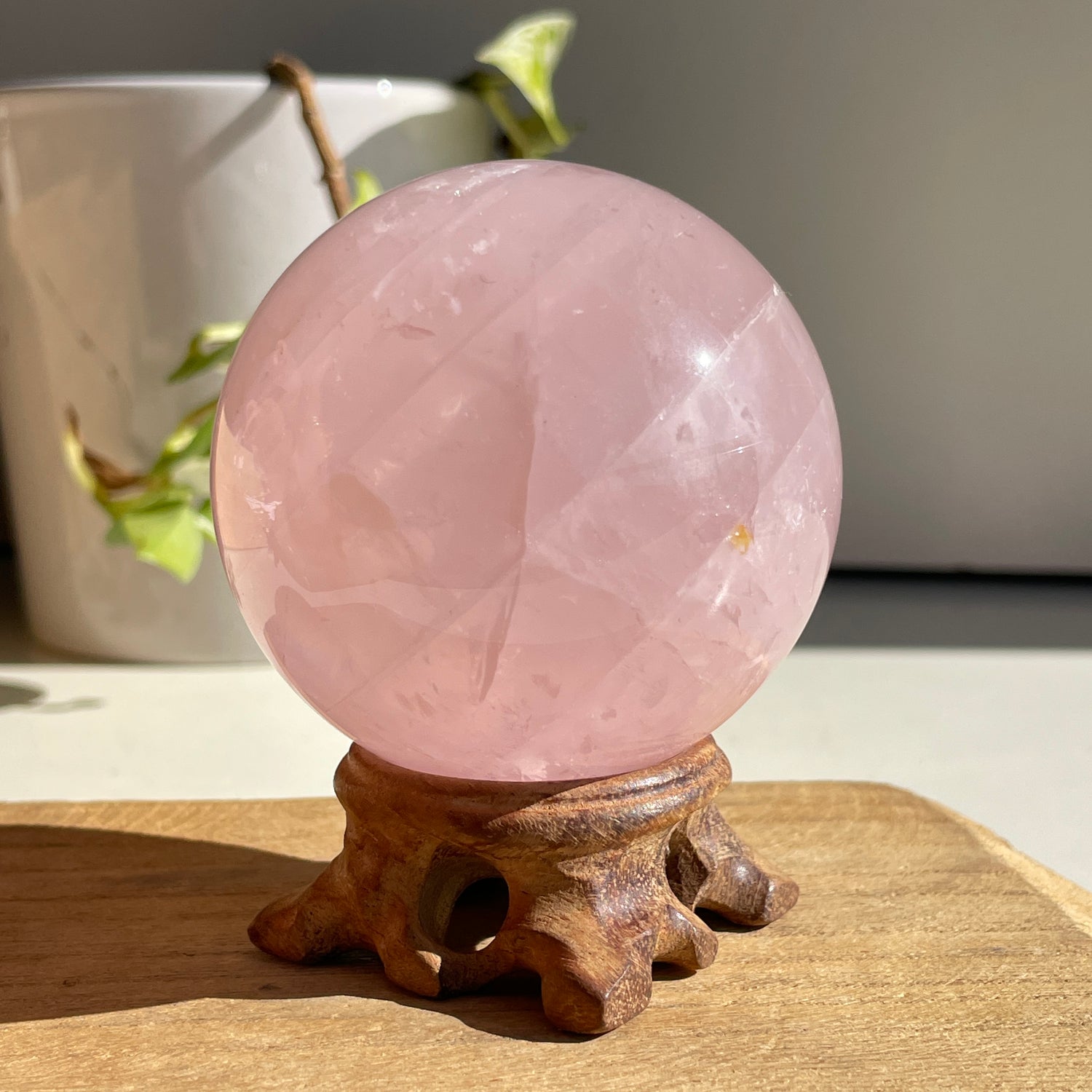 Rose Quartz Sphere 6.7cm