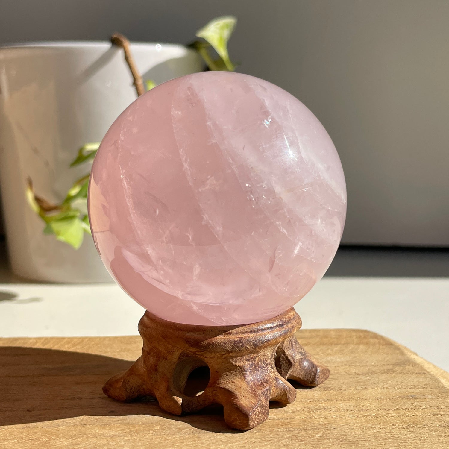 Rose Quartz Sphere 6.7cm