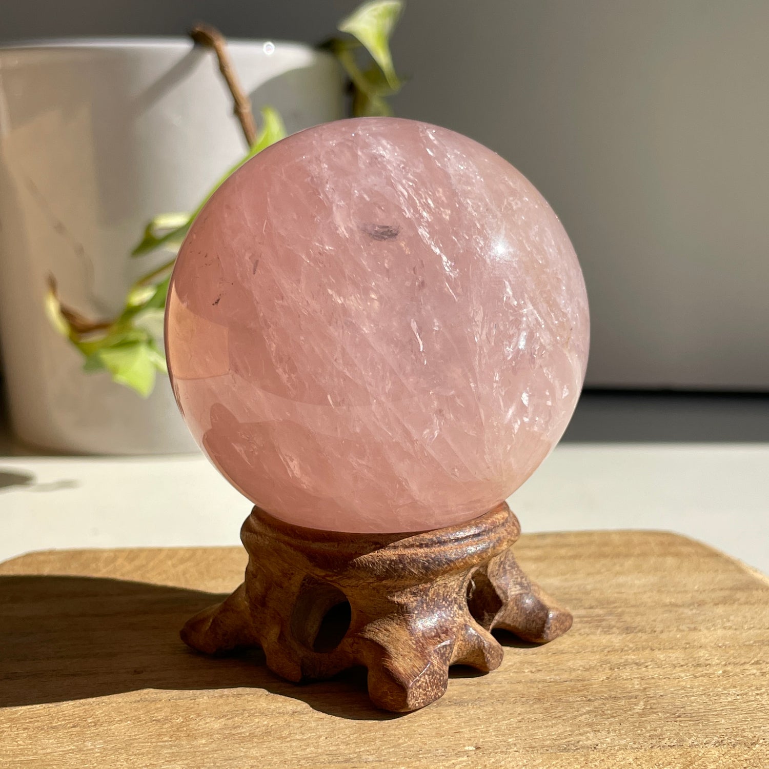 Rose Quartz Sphere 6.4cm