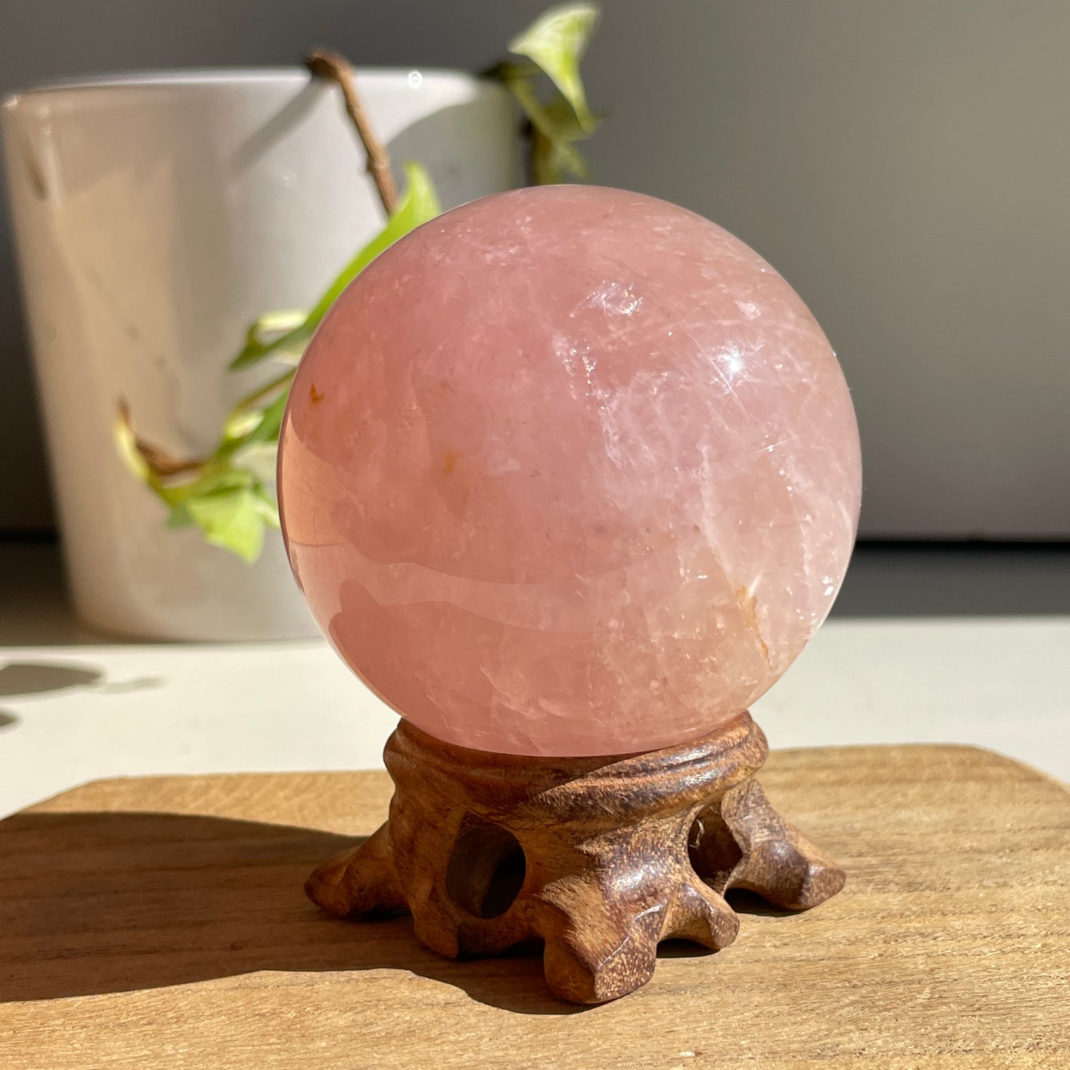 Rose Quartz Sphere 6.4cm