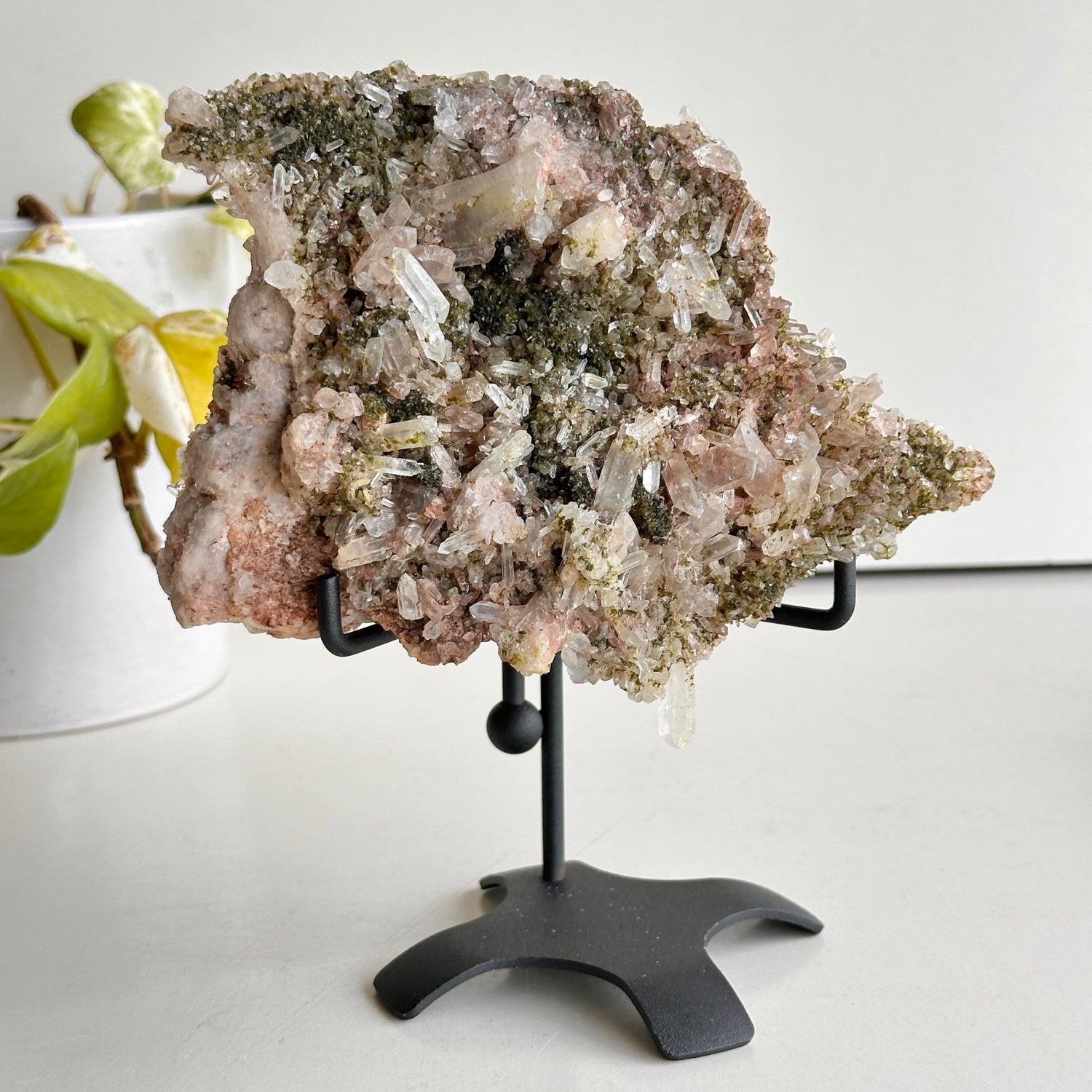 Epidote & Quartz Cluster 778g