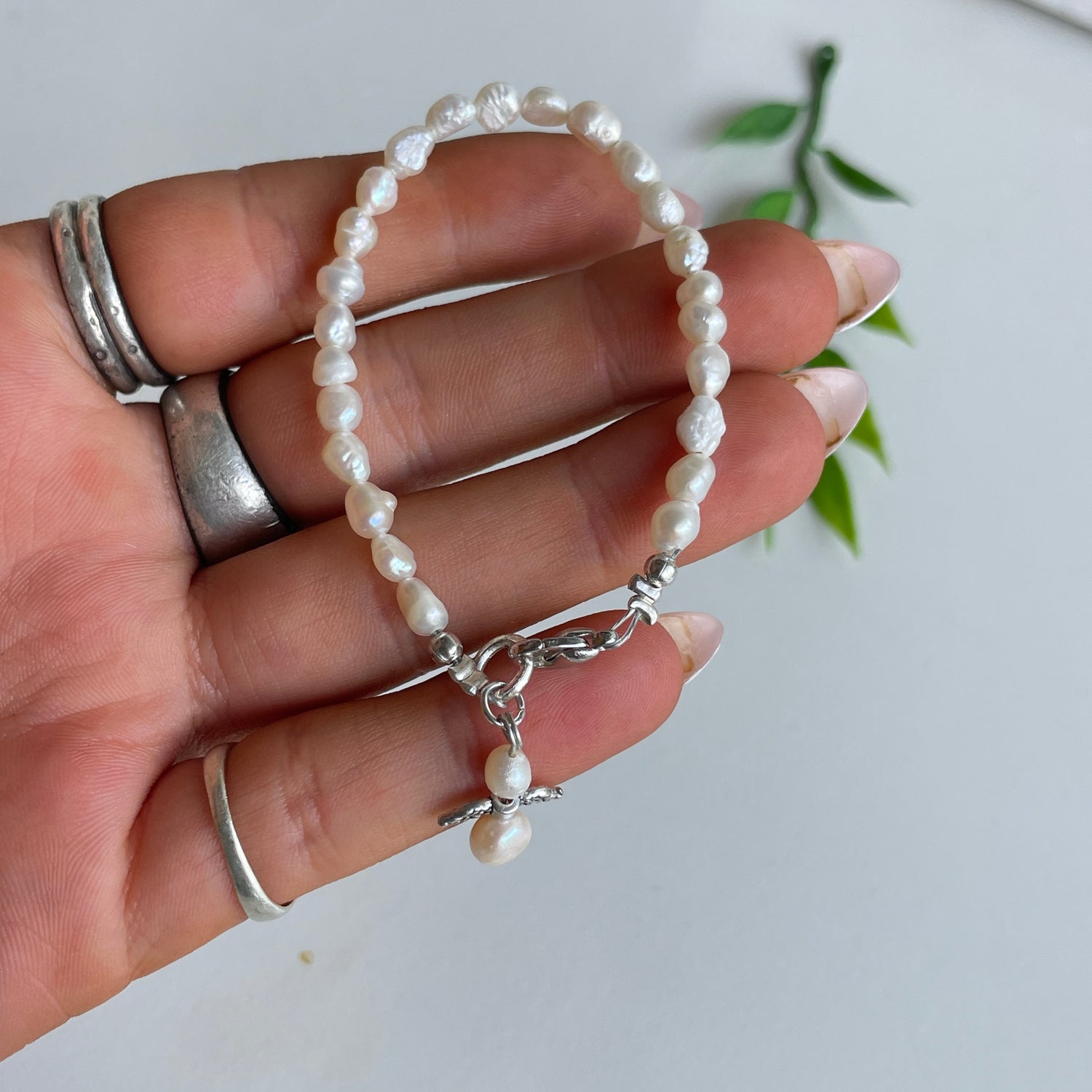 Childs Crystal Bracelet with Angel