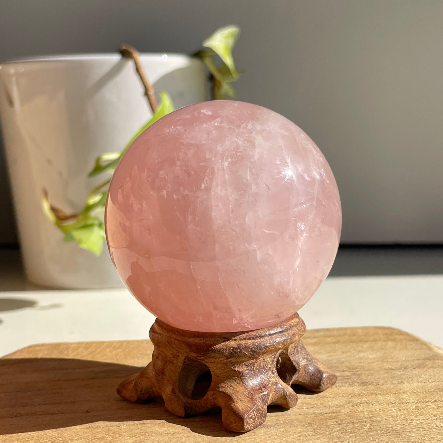 Rose Quartz Sphere 6.4cm