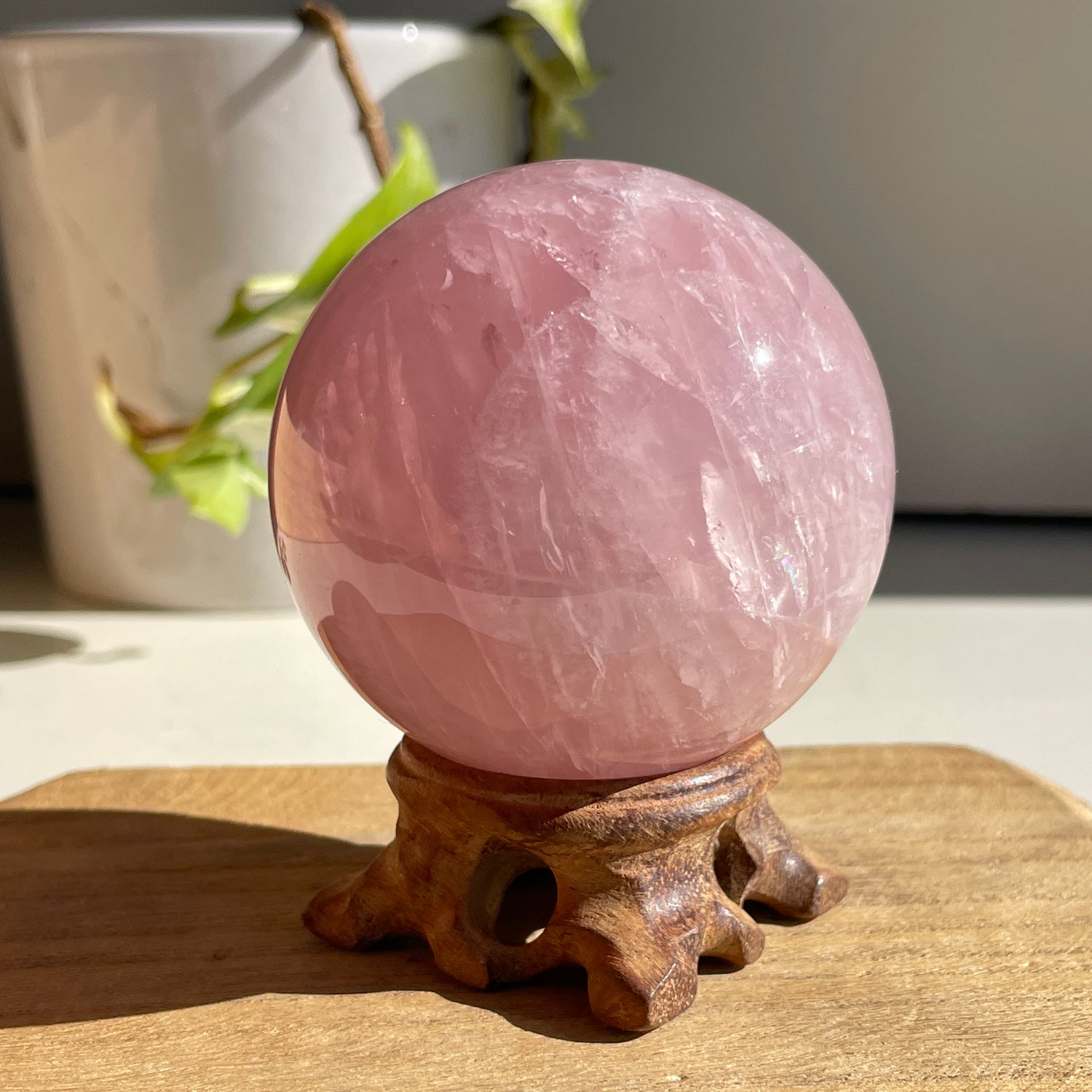 Rose Quartz Sphere 6.6cm