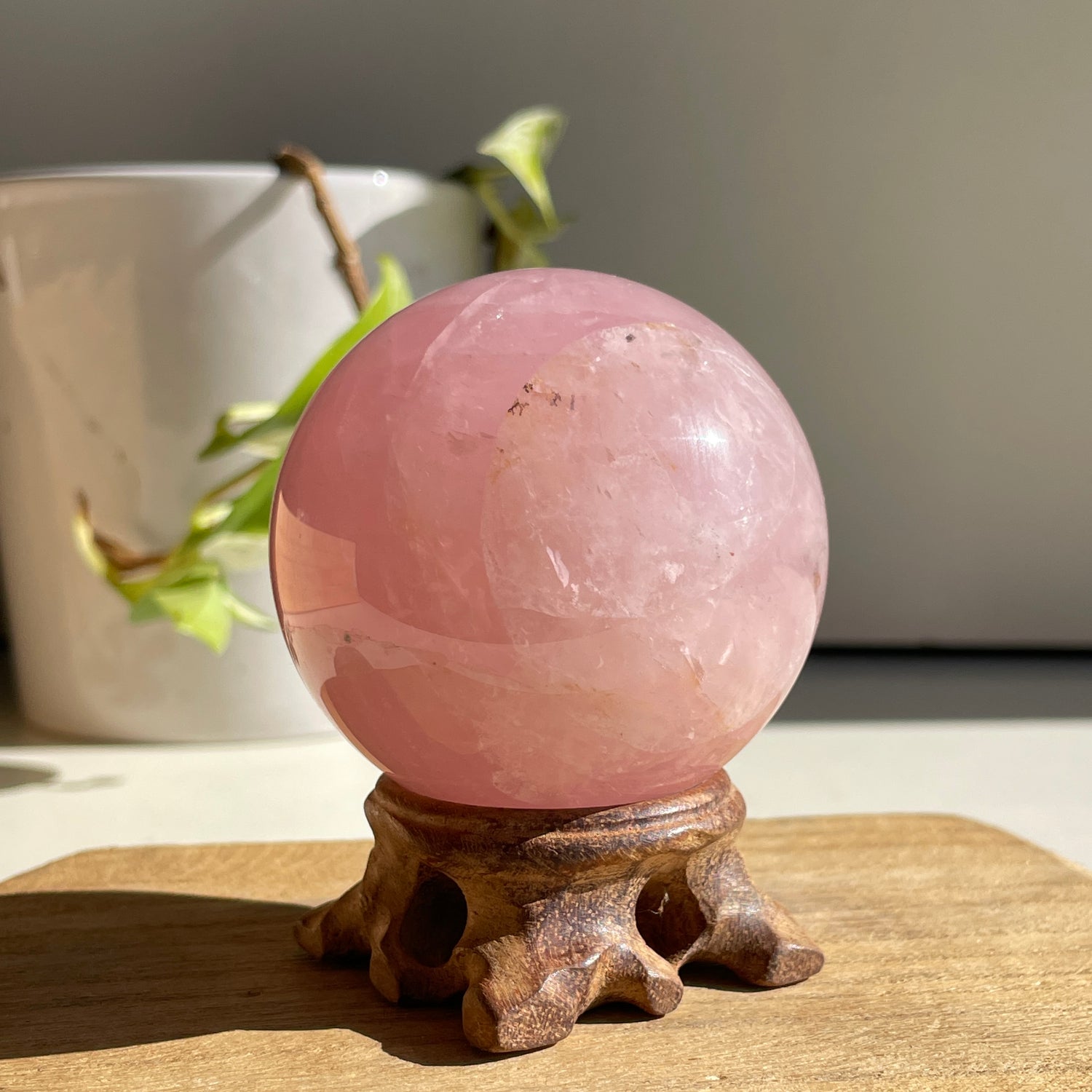 Rose Quartz Sphere 6.2cm