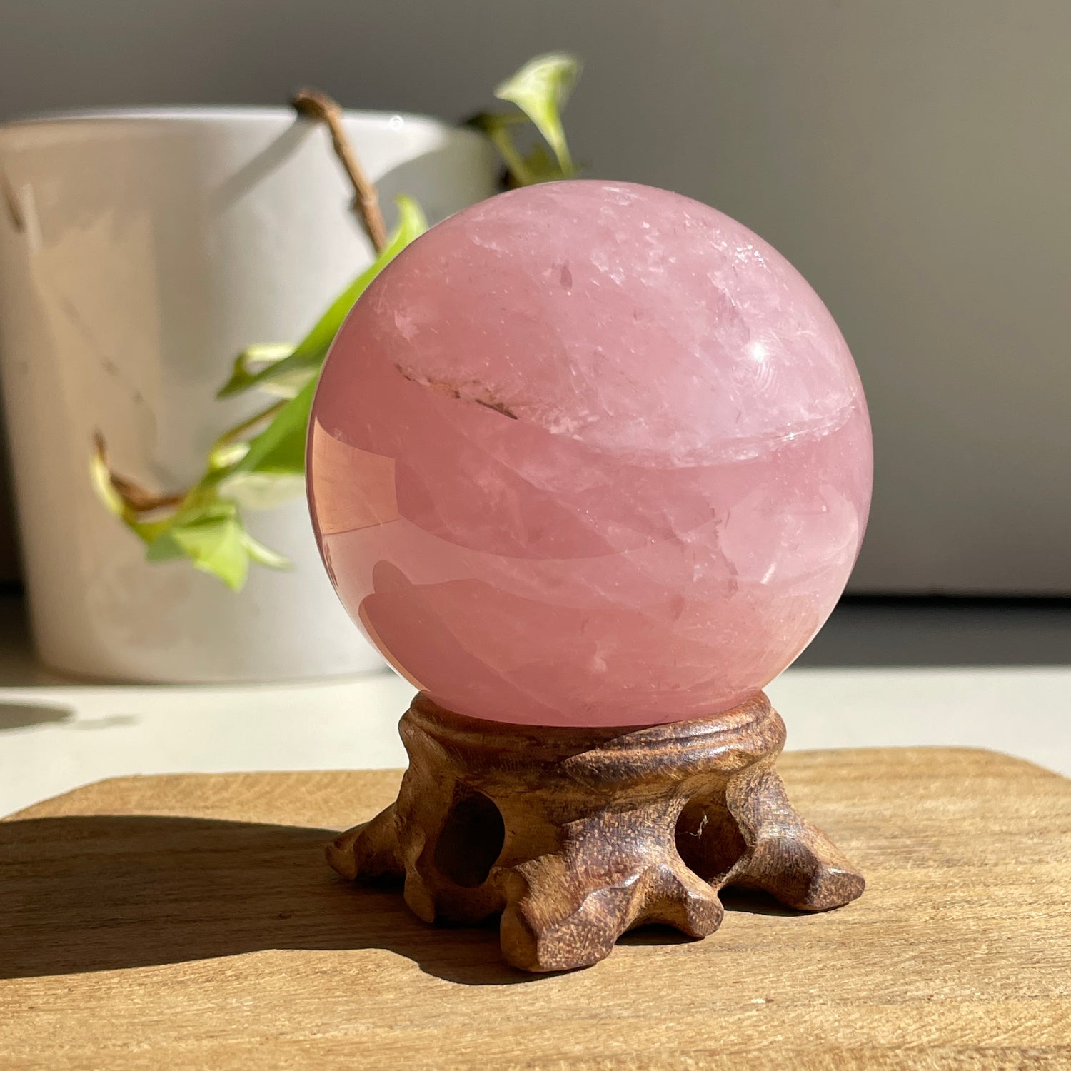 Rose Quartz Sphere 6.2cm