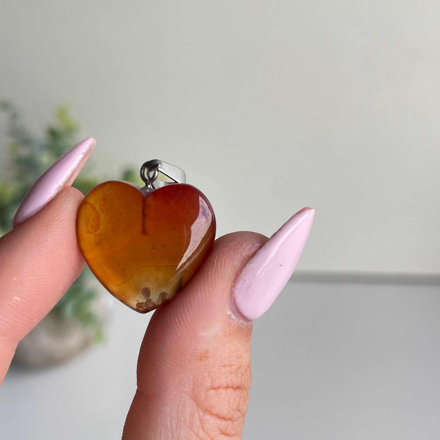 Mixed Crystal Heart Pendants