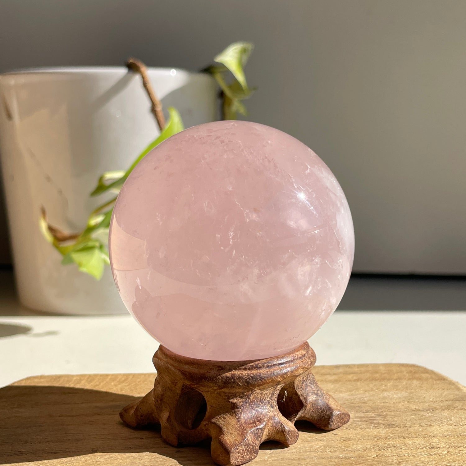 Rose Quartz Sphere 6.4cm