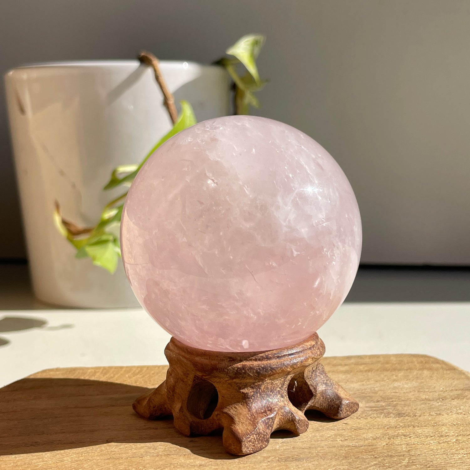 Rose Quartz Sphere 6.4cm