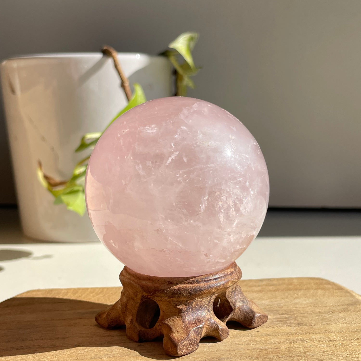 Rose Quartz Sphere 6.4cm