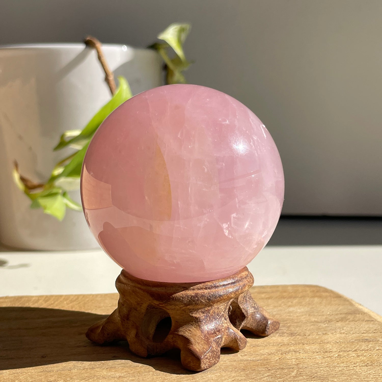 Rose Quartz Sphere 6.3cm