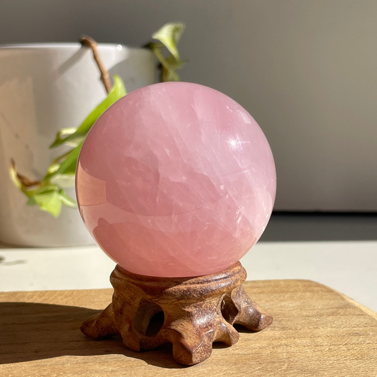 Rose Quartz Sphere 6.3cm