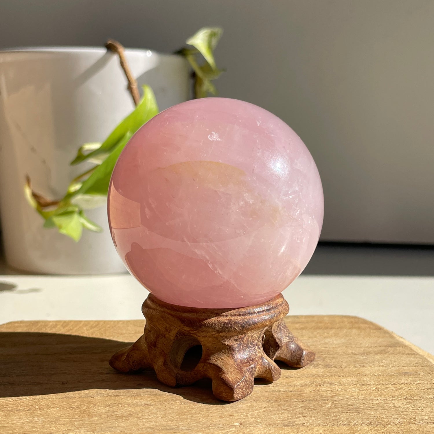 Rose Quartz Sphere 6.3cm