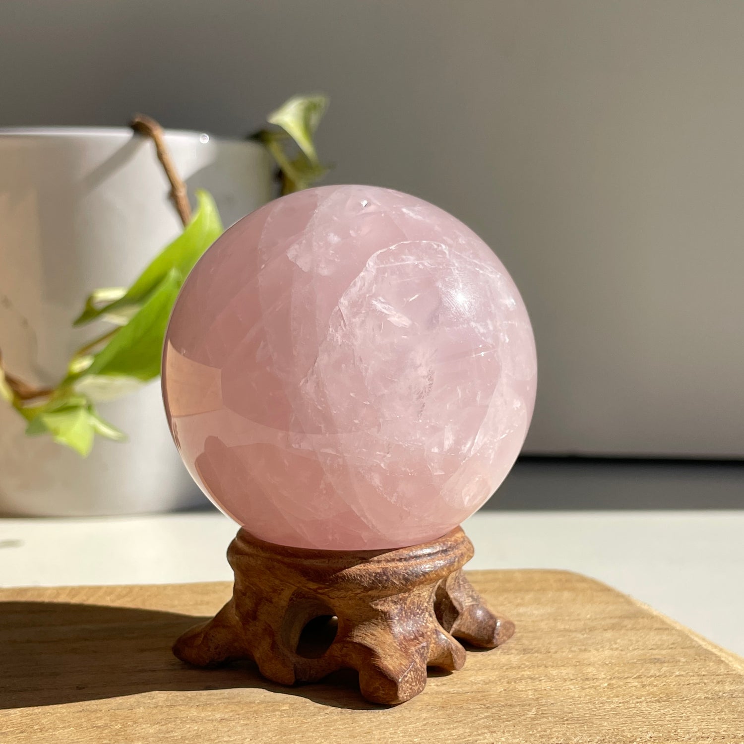 Rose Quartz Sphere 6.5cm